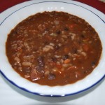 Spicy Ham & Black Bean Soup