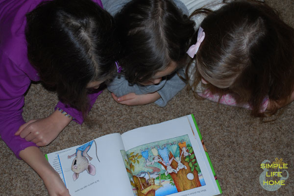 Girls reading