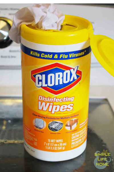 Homemade cleaning wipes