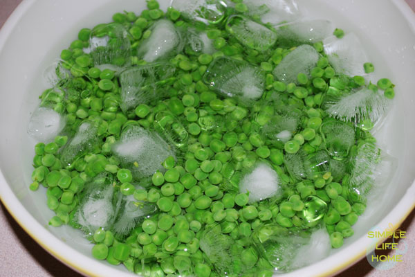cooling peas