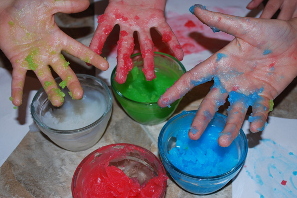 Homemade Finger Paints