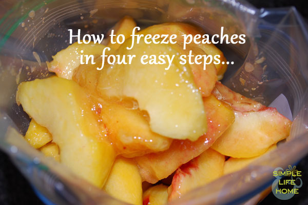 How to Freeze Peaches in Four Easy Steps