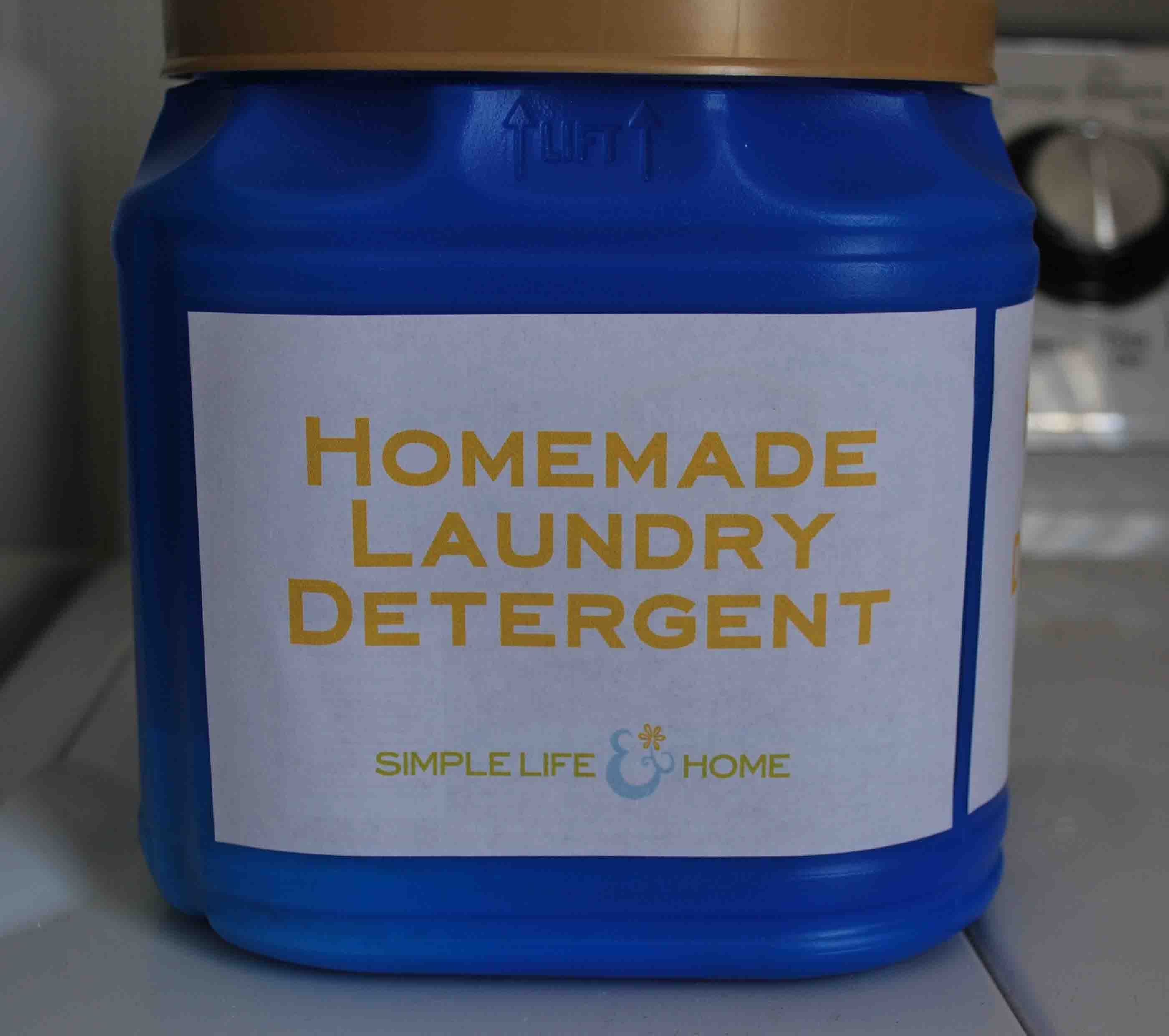 Homemade Laundry Detergent