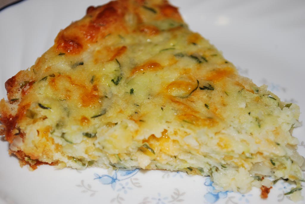 Crustless Zucchini Pie