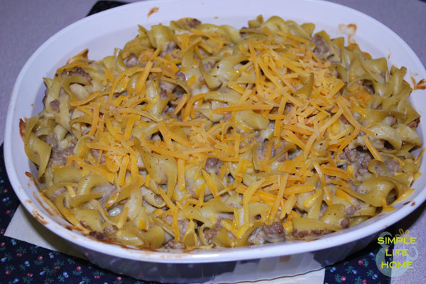 Easy beef stroganoff