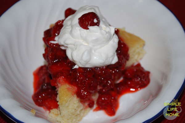 Homemade Strawberry Shortcake