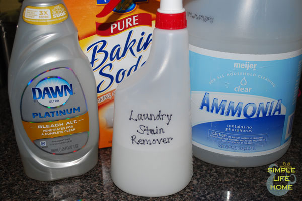 homemade stain remover