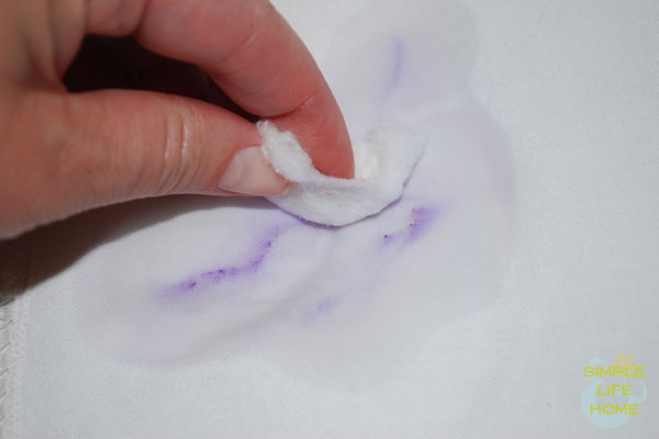 how to remove ink stains
