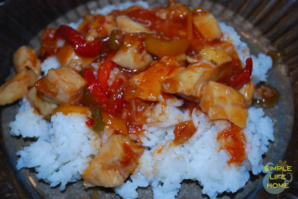 slow cooker sweet & sour chicken